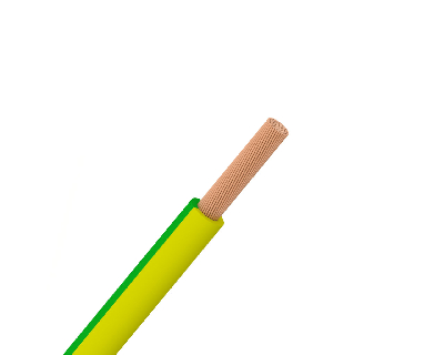 Провод силовой ПуГВ нг(А)  LS 1 желто-зеленый ТРТС