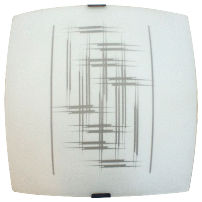 Светильник НПБ-09-60-003 М83 Элегант матовый      белый клипсы штамп металлик ИУ