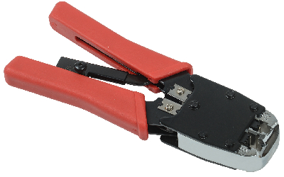 Инструмент ITK обжимной для RJ-45 RJ-12 RJ-11 с фиксацией рукоятки