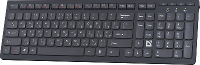 Клавиатура беспроводная UltraMate SM-535 , 104 клавиши, черный