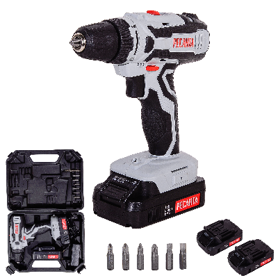 Дрель-шуруповерт аккумуляторная ДА-18Л-2К (2,0 А/ч) Вихрь