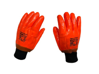 Перчатки Мир РП SFP180 (утепленные, МБС, К80, Щ50, с полным пвх обливом, манжет трикотажный) размер 8 SCAFFA
