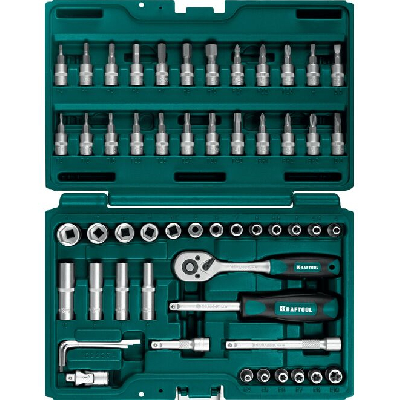 Набор инструмента универсальный X-Drive, 57 предм., (1/4'')