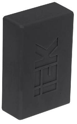 ELECOR Заглушка КМЗ 60х40 черный (4шт/компл) IEK