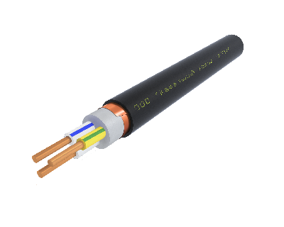 Кабель силовой ВВГЭнг(А)-LS 3х2.5 ок(N.PE)-0.66 Ч. бар