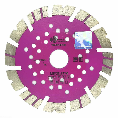 Диск алмазный отрезной 125х22,23х12 серия Tractor