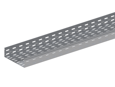 Лоток прямой замковый перфорированный ЛМс-ПЗ 200х200-1,2ц УТ2,5 (L=2000мм)