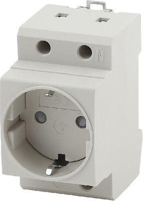 Розетка на DIN-рейку PRO MRD10-16-E 16А с заземлением