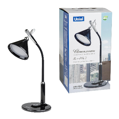 Светильник настольный 8W Сенсорный выключатель TLD-569 Black/LED/400Lm/2700-5500K/Dimmer Черный