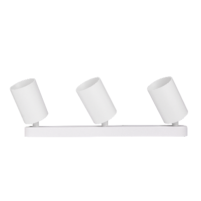 Светильник светодиодный ДПО 3xGU10 без ламп круглый белый корпус