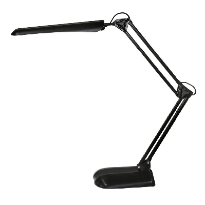 Светильник Гермес+ (LED, подставка + струбцина), 8Вт, сенсорный выключатель, регулировка яркости света, черный