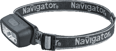 Фонарь светодиодный NPT-H45-ACCU 1LED, 3Вт + 4 SMDбелых + 2 SMD красных налобный аккумуляторный