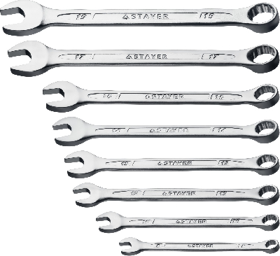 Набор комбинированных гаечных ключей 8 - 19 мм