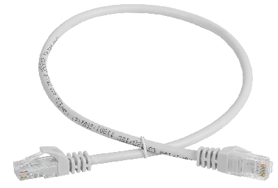 Патч-корд категории 5Е UTP 1м серый GENERICA
