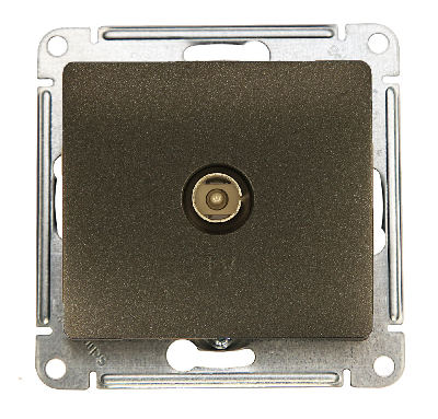 Коннектор GLOSSA TV антенна механизм антрацит