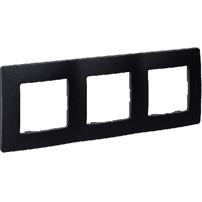 ETIKA Рамка 3 поста антрацит