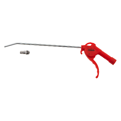 Пистолет продувочный с удлиненным изогнутым соплом, пневматический, 270 мм