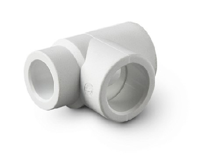Тройник переходной 32 х 25 х 20 полипропиленовый PPR белый