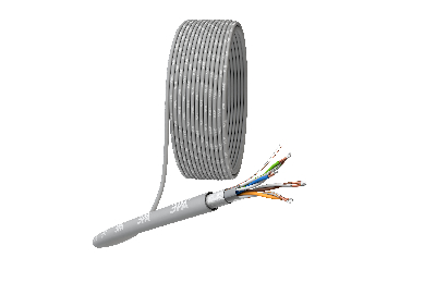Витая пара F/UTP 4x2x24 AWG Cat5e CCA PVC 305м SIMPLE