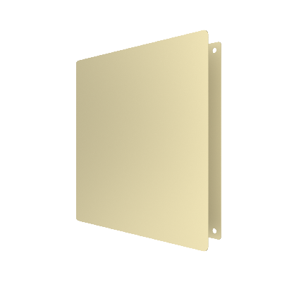 Решетка вентиляционная D130 сетка разъемная на магнитах 170х170, цвет бежевый