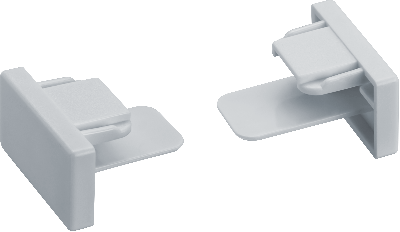 Заглушка пластиковая белая для шинопровода NLT-C-1L-AS1-WH-E