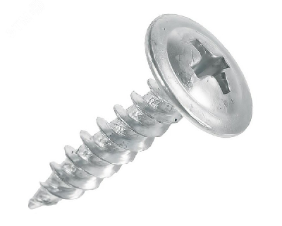 Саморез металл/металл 4.2х19 острый цинк 100 шт