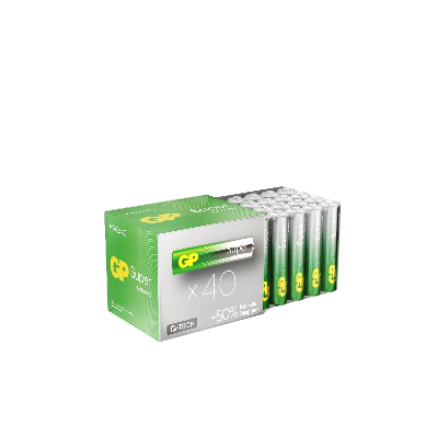 Батарейка алкалиновая GP Super Alkaline G-Tech 24А ААA - 40 шт. в пленке