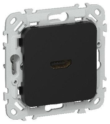 FLITE Розетка HDMI РШДМА-ФлЧ черный IEK