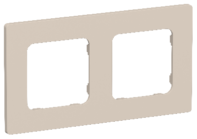 FLITE CLASSIC Рамка 2-местная РУ-2-К-ФлЛ льняной IEK