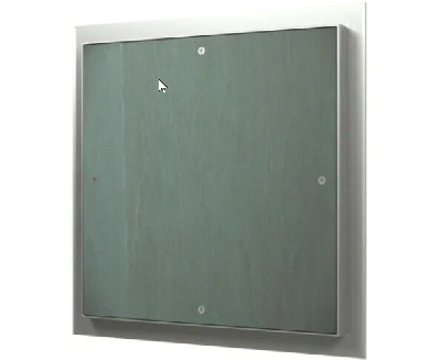 Люк алюминиевый под покраску с монтажным уголком 200х300