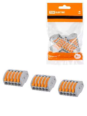 Соединительная клемма СК-415 (2,5мм2) (5 шт/упак) TDM