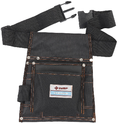 Сумка на поясе ''КРОНА'' для инструментов, нейлоновая, 10 карманов