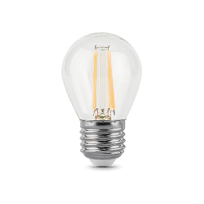 Лампа светодиодная LED 9 Вт 710 Лм 4100К белая Е27 Шар Filament Gauss