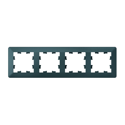 ATLASDESIGN AIR 4-постовая РАМКА, ИЗУМРУД/дымчатый черный