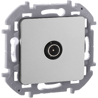 Розетка TV оконечная 10 дБ 5 862 мГц INSPIRIA алюминий