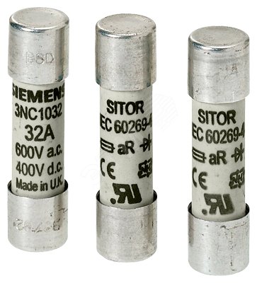 Предохранитель плавкий SITOR 10x38 6A gR 690В AC/440В DC