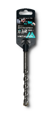 Бур по бетону SDS-plus 12 х160/100 мм, напайка с центром, 2 спирали