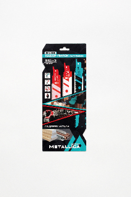 Набор пилок сабельных №1, S644D/S711EF/S922BF, 150мм, дер/мет, в карт., 3шт