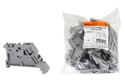 Ограничитель на DIN-рейку, пластик TDM