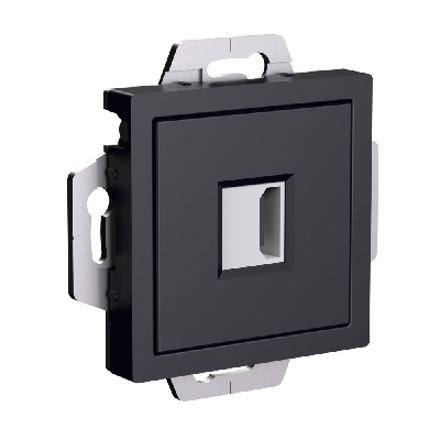 ATLASDESIGN РОЗЕТКА HDMI, механизм, КАРБОН