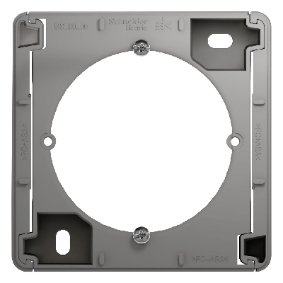 GLOSSA Коробка наружного монтажа алюминий