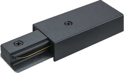 Ввод питания для шинопровода однофазный черный NLT-C-1L-AS1-BL-P