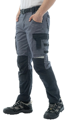 Брюки Brodeks KS302 -C, 100% хлопок, графит серый/черный (52)