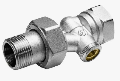 Прямой отсечной клапан 3/4', хромированный.