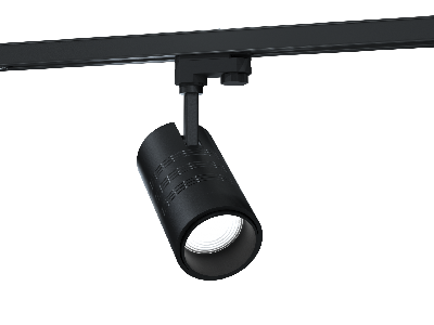 Светильник L-spot 40Вт диаграмма К15-Г60 3000K на шинопровод 220AC IP20 черный