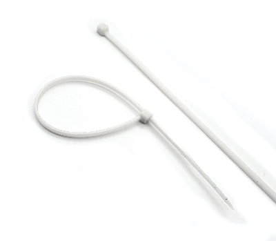 Хомут-стяжки ленточные 4x300 (3,6x300) бел