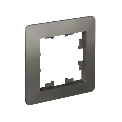 ATLASDESIGN AIR 1-постовая РАМКА, СТАЛЬ/дымчатый черный