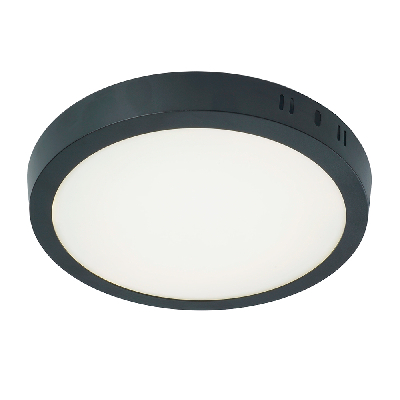 Светильник светодиодный ДПО-18w 4000K 1260Лм черный