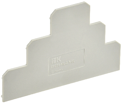 Заглушка для CTS-ML 3 ур. 2,5мм2 серая IEK