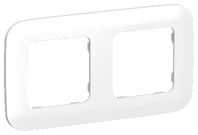 FLITE ARTISTIC Рамка 2-местная РУ-2-А-ФлБ белый IEK